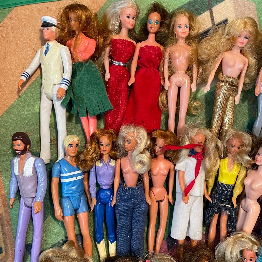 Kenner Glamour Gals Showplace Case Vintage lot mini dolls - Picture 13 of 16